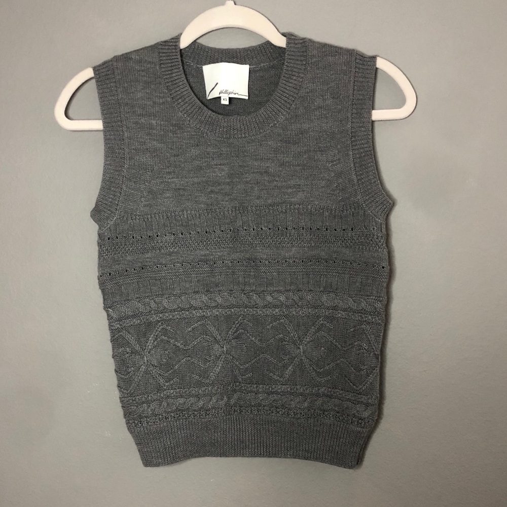 Phillip Lim Rare Knit Spider Vest